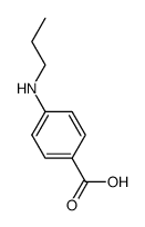 4-(丙氨基)苯甲酸结构式