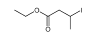 Butanoic acid, 3-iodo-, ethyl ester结构式