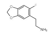 5-氨基乙基-6-氟-苯并[1,3]二氧代结构式
