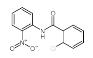 2-chloro-N-(2-nitrophenyl)benzamide结构式