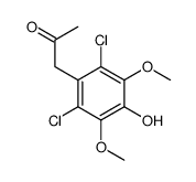 1-(2,6-dichloro-4-hydroxy-3,5-dimethoxyphenyl)propan-2-one Structure