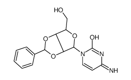 2(1H)-Pyrimidinone, 4-amino-1-tetrahydro-6-(hydroxymethyl)-2-phenylfuro3,4-d-1,3-dioxol-4-yl- structure