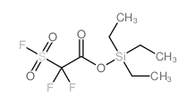 TRIETHYLSILYL 2,2-DIFLUORO-2-(FLUOROSULFONYL)ACETATE Structure
