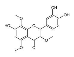 3',4',7-trihydroxy-3,5,8-trimethoxyflavone Structure