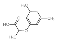 2-(3,5-dimethylphenoxy)propanoic acid structure