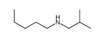 N-(2-methylpropyl)pentan-1-amine结构式