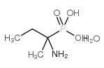 (1-氨基-1-甲基丙基)膦酸结构式
