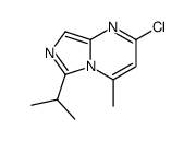 2-chloro-4-methyl-6-propan-2-ylimidazo[1,5-a]pyrimidine Structure