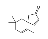 7,7,10-trimethylspiro[4.5]deca-3,9-dien-2-one Structure