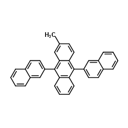 2-Methyl-9,10-di(2-naphthyl)anthracene structure