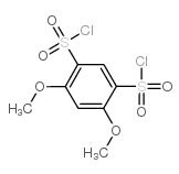 4,6-dimethoxybenzene-1,3-disulfonyl chloride Structure