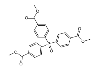 tris[p-(methoxycarbonyl)phenyl]phosphine oxide结构式