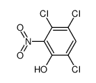 3,4,6-三氯-2-硝基苯酚结构式
