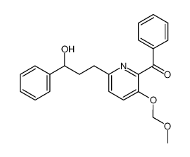 [6-(3-Hydroxy-3-phenyl-propyl)-3-methoxymethoxy-pyridin-2-yl]-phenyl-methanone Structure
