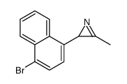 2-(4-bromonaphthalen-1-yl)-3-methyl-2H-azirine结构式