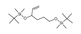 1,4-di-[(tert-butyldimethylsilyl)oxy]-hex-5-ene结构式