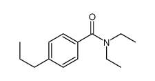 N,N-diethyl-4-propylbenzamide结构式