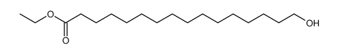 ethyl 16-hydroxyhexadecanoate结构式