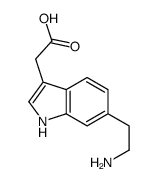 1H-Indole-3-aceticacid,6-(2-aminoethyl)-(9CI) Structure