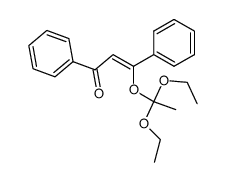 β-(1,1-diethoxy-ethoxy)-chalcone Structure