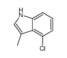 4-chloro-3-methyl-1h-indole Structure