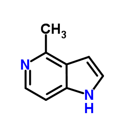 4-甲基-1H-吡咯并[3,2-c]吡啶结构式