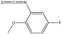 Benzene, 4-fluoro-2-isothiocyanato-1-Methoxy-结构式