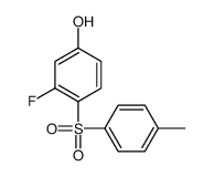 3-fluoro-4-(4-methylphenyl)sulfonylphenol Structure