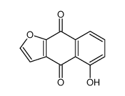 5-Hydroxynaphtho[2,3-b]furan-4,9-dione结构式