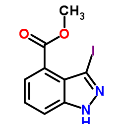 3-碘-5-吲唑羧酸甲酯结构式