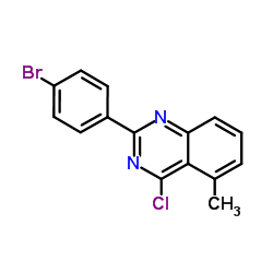 2-(4-Bromophenyl)-4-chloro-5-methylquinazoline Structure