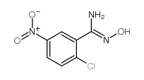2-CHLORO-5-NITROBENZAMIDEOXIME structure