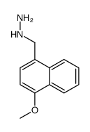(4-甲氧基萘-1-甲基)-肼结构式
