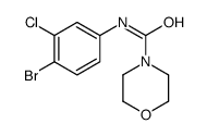 N-(4-bromo-3-chlorophenyl)morpholine-4-carboxamide结构式