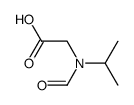 2-(N-isopropylformamido)acetic acid Structure