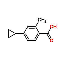 4-环丙基-2-甲基苯甲酸结构式
