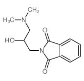 2-(3-dimethylamino-2-hydroxy-propyl)isoindole-1,3-dione结构式