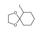 dioxa-1,4 iodo-6 spiro(4,5) decane Structure