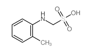 Methanesulfonic acid,1-[(2-methylphenyl)amino]- Structure
