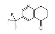3-(三氟甲基)-7,8-二氢喹啉-5(6h)-酮结构式