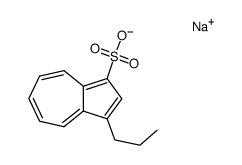 sodium 3-propyl-1-azulenesulfonate Structure