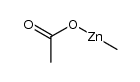 methylzinc acetate Structure