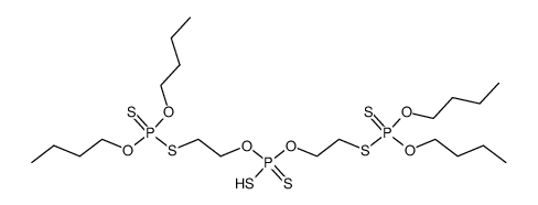 dithiophosphoric acid O,O'-bis-(2-dibutoxythiophosphoryloxymercapto-ethyl ester) Structure