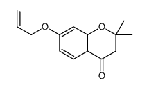 2,2-dimethyl-7-prop-2-enoxy-3H-chromen-4-one Structure