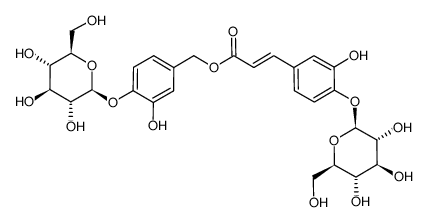 4''-O-β-D-glucopyranosyl-caffeoylcalleryanin Structure