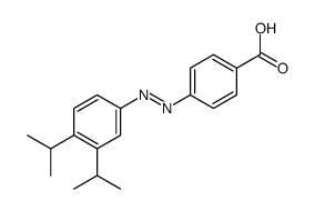 4-[[3,4-di(propan-2-yl)phenyl]diazenyl]benzoic acid Structure