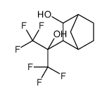 2-(1,1,1,3,3,3-hexafluoro-2-hydroxypropan-2-yl)bicyclo[2.2.1]heptan-3-ol结构式