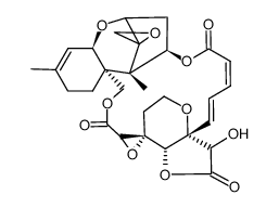 7',8'-Didehydro-14'-deoxy-2',3'-oxy-2',3'-dihydro-14'-oxovertisporin结构式
