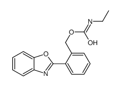 [2-(1,3-benzoxazol-2-yl)phenyl]methyl N-ethylcarbamate Structure