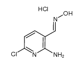 2-amino-6-chloropyridine-3-carbaldehyde oxime hydrochloride结构式